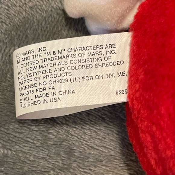 Vintage M&M stuffed and watch from 1998. - Picture 7 of 10